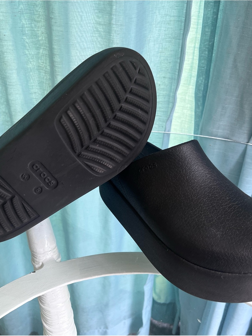 CROCS Black Classic Clog - Slip Resistant Sole